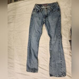 Silver jeans. Size 27-32. 90s.